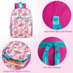 Trail maker 15 Inch Kids Backpacks for Boys & Girls | Preschool, Kindergarten, Elementary School Backpacks with Adjustable, Padded Straps (Radiant Rainbows)