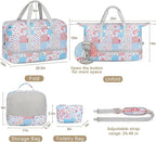 IBFUN Weekender Bags for Women, Travel Duffle Bag with Shoe Compartment Carry on Weekender Overnight Duffel for Weekend Travel Business Trip 3PCS