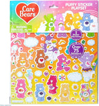 Care Bears Puffy Sticker Playset - Over 75 Reusable Stickers & 2 Play Scenes, Fun Activities, Travel Toys for Kids Ages 4-8