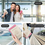 Passport Holder,Travel Essentials,Travel Gifts(Off White)