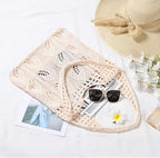 WantGor Crochet Bags, Beach Mesh Tote Bag Womens Shoulder Shopping Handbag Casual Travel Totes Bag Foldable Hobo Bags
