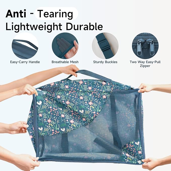 9 Set Packing Cubes for Travel, Gifts for Women Mom,Anti-Tearing Suitcase Organizer,OlarHike Vacation Essentials & Accessories for Cruise Ship