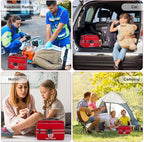 GEVOKE Professional 500 Piece Emergency First Aid Kit for Home, Car, Travel, Camping, Truck, Hiking, Sports, Office, Vehicle & Outdoor Emergencies - Emergency Medical Kit, Large First Aid Kit Survival