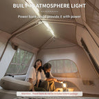 Naturehike Village Instant Tent, Camping Tent with Full Rainfly, Waterproof Large Cabin Tents for Car Camping