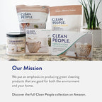 The Clean People Laundry Detergent Sheets - Laundry Soap - Ultra Concentrated, Recyclable Packaging, Stain Fighting - Sweet Petals & Vanilla, 192 Pack