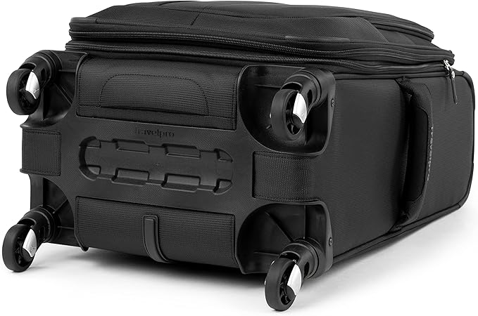 Travelpro Maxlite 5 Softside Expandable Luggage with 4 Spinner Wheels, Lightweight Suitcase, Men and Women, Black, Carry-on 21-Inch