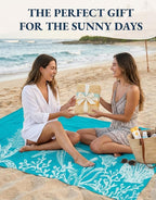 LANE LINEN 2-Pack Oversized Beach Towels, 39"x71" – Quick-Dry, Sandproof & Absorbent – Lightweight Travel Essentials for Pool or Shore – Starfish Serenade
