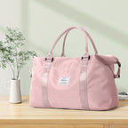 HYC00 Travel Duffel Bag,Carry-on Overnight Weekender Bags for Women,Sports Tote Gym Bag with Wet Pocket