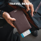 VULKIT Passport Holder Wallet RFID Blocking Travel Wallet for Men & Women