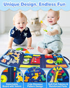 Exorany Busy Board Montessori Toys for Toddler Boy Birthday Gifts, Busy Book Sensory Learning Toys for Toddlers, Toddler Boy Airplane Car Travel Toy Educational Activities