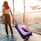 3D Print Design Travel Suitcase Protector Trolley Case Cover 19"-30" Sleeve (XL(Fits to 29"-30" Trolley Case), Giraffe(New Version))
