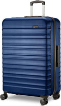 AmazonBasics 68 cm Navy Blue Hardsided Check-In Trolley