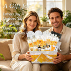 Gifts for Women & Men, Gift Basket for Mom & Dad - Luxurious Honey Almond Bath and Body Basket Set for Women, Spa Gift Set for Mom, Spa Kit | Valentines Day, Birthday Gifts, Christmas Gift Sets