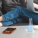 Fast Charger for 15 16 17 Pro Max, 10FT Nylon Braided USB C to C Charging Cable Cord & 20W Dual Port USB C Fast Charger Block for Phone 17 16 15 Pro Max/17 16 15/15 Plus,Android Phone-Blue
