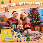 4Pcs Transformable Fidget Spinners for Kids Sensory Fidget Toys Teens Quiet Airplane Road Trip Travel Activities Essential Autism ADHD Easter Basket Stuffers Gifts for Boys Girls Toddlers B