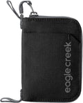 Eagle Creek Stash RFID Wallet – Slim Travel Wallet with RFID Blocking – Secure Passport, Cards & Cash – Lightweight, Water-Resistant Nylon – Zipper Closure – Unisex Design - Black