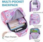 mommore Kids Backpack for Boys Girls 4-8 Kindergarten Elementary School Backpack with Lunch Box - 15” H Fit Folder