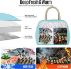 douyadady Lunch Bag Women/Men Lunch Box Women/Men (blue)