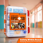EVERLIT 400 Pcs OSHA Compliant First Aid Kit, Wall-Mountable Essential Emergency Kit for Home, Business, School, Warehouse, Construction Site, Office, Work, College Dorm