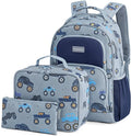 mommore Kids Backpack for Boys Girls 4-8 Kindergarten Elementary School Backpack with Lunch Box - 15” H Fit Folder