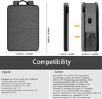 ZINZ Slim & Expandable Laptop Backpack 15 15.6 16 Inch Case, Water Resistant Travel Backpack Compatible with MacBook Pro/Neo 16" 15", Dell XPS 15 16 and Most 15" 15.6" 16" Notebooks，G01BK02