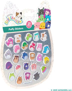 Original Squishmallows Squishy Stickers, Sticker Book of Your Favorite 'Mallows, Cute Stickers for Kids, Fun School Supplies, Classroom Prizes and Incentives, Cool Stuff for Gift Baskets
