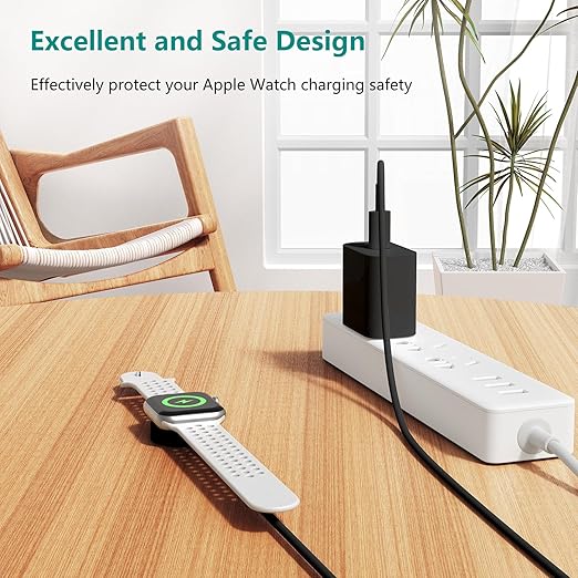 2Pack for Apple Watch Charger Cable, Magnetic Fast Charger to USB-C Cable 3FT, Wireless Fast iWatch Charger Portable Compatible with iWatch Ultra/Series 9/8/7/6/SE/SE2/5/4/3/2/1-Black