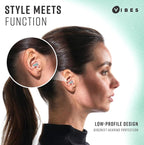 Vibes High Fidelity Ear Plugs - Invisible Earplugs for Music Concerts, Musicians, Motorcycles, Airplanes, Raves, and Work - Noise Reduction and Hearing Protection - Fits All Ears - Teal