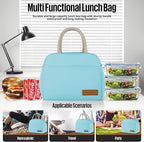 douyadady Lunch Bag Women/Men Lunch Box Women/Men (blue)