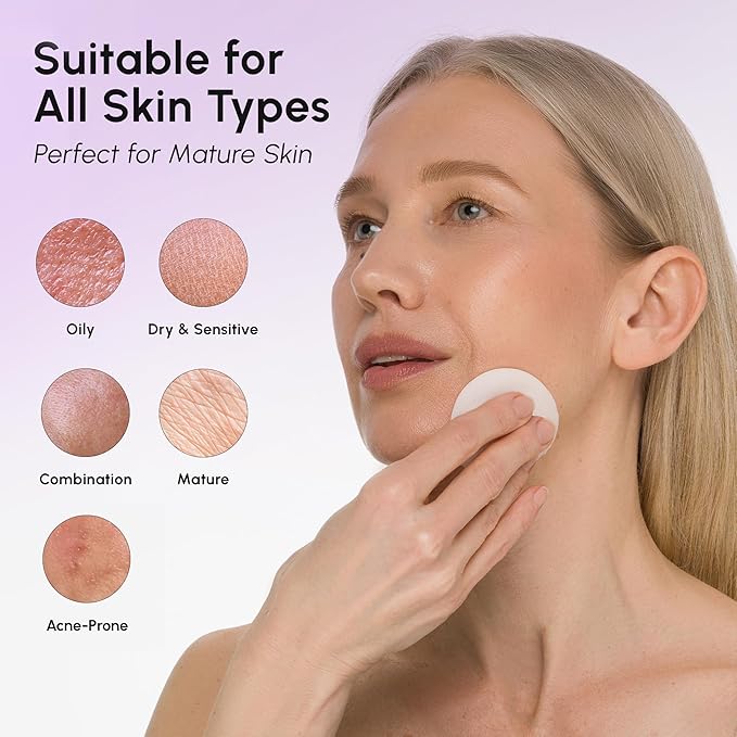 MAREE Niacinamide Toner Pads for Face – Exfoliating Pads with 12% Niacinamide, Salicylic Acid, Hyaluronic Acid & Tea Tree – Zero Pore, Uneven Skin Tone, Acne Clearing Facial Pads – Glow Up Device