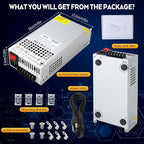VAYALT DC 24V 41.6A 1000W Switching Power Supply, 110V/220V AC to DC Converter, Universal Regulated Switching, 24V Power Supply for CCTV Camera System, 3D Printer, LED Strip, Computer Project