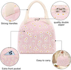 Bluboon Lunch Box for Women Cute Lunch Bag Reusable Insulated Lunch Bags Large Capacity Lunchbox Cooler for Work Picnic or Travel