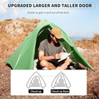 Naturehike Cloud Up Tent, Lightweight Backpacking Tents, Waterproof Ultralight Tent for Camping Hiking Backpacking