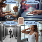 Butt Napkins B.O.dorant & Cleaning Wipes Combo Pack – Portable Odor-Fighting Swipes + All-Natural Family Travel Wipes – 2-in-1 Personal & On-the-Go Hygiene Solution (Cleaned for Departure)