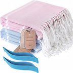 2 Packs Turkish Beach Pool Towels Sandproof Thin Lightweight Fast Drying Compact XL Large Big Wide Long Lounge Chair Cover Sandless Camping Blanket Gear Stuff Necessities Toallas de Playa Women Gifts