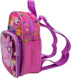 AI ACCESSORY INNOVATIONS Peppa Pig 10” Mini Backpack, Girls Mini Travel Bag Featuring Floating Shaker Confetti, Pink
