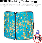 Credit Card Holder Small RFID Blocking Wallet Business Metal Slim Mini Aluminum Hard Case for Women Men