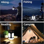 Sinvitron Camping Lantern Rechargeable–30,000mAh Portable Camping Lights, QC3.0 Fast Charging,1000 Lumens,350H Runtime,IPX5 Waterproof Emergency Light for Hurricanes,Power Outages,Camping