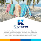 Kaufman - Colorful Racing Striped Beach & Pool Towel - Extra Large Beach Towel - Soft & Absorbent 100% Cotton Towels - Assorted Colors - 30" x 60" (2-Pack)