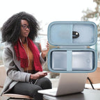 khanka Hard Travel Case for Anker 325/535 Power Bank PowerCore 20K Portable Charger 20000mAh, Case Only (Blue)