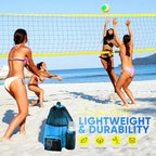 HOHOM Swim Mesh Beach Bag, Waterproof Gym Bags for Women and Men, Large Pool Bag Swimming Gear Drawstring Backpack
