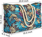 Becokan Beach Bags for Women Large Waterproof Beach Tote Bag Zipper Beach Bags Waterproof Sandproof Swim Pool Bag Large Tote