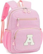 Kids Backpack for Girls 5-8, Cute Personalized Elementary Backpack for Kids Birthday Gifts (Pink A)