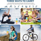 Water Bottle with Straw 1L,Boys Water Bottles with Straw 1 Litre,Waterbottle Leak-Proof Sports Water Bottle,Plastic Drinks Bottles Toxin Free，Bpa-Free (Blue Yellow)