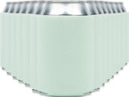 Blank Beer Can Coolers Sleeves (30-Pack) Soft Insulated Beer Can Coolies - HTV Friendly Plain Koolies in Bulk for Beer Cans & Bottles - Coolie Blanks for Vinyl Projects & Wedding Favors (Mint)