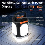 Sinvitron Camping Lantern Rechargeable–30,000mAh Portable Camping Lights, QC3.0 Fast Charging,1000 Lumens,350H Runtime,IPX5 Waterproof Emergency Light for Hurricanes,Power Outages,Camping