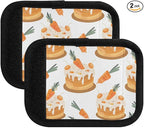 Carrot Cake Luggage Handle Wrap for Suitcase Luggage Tags Handle Covers Identifiers Soft Decorations Travel Accessories 2 Pack