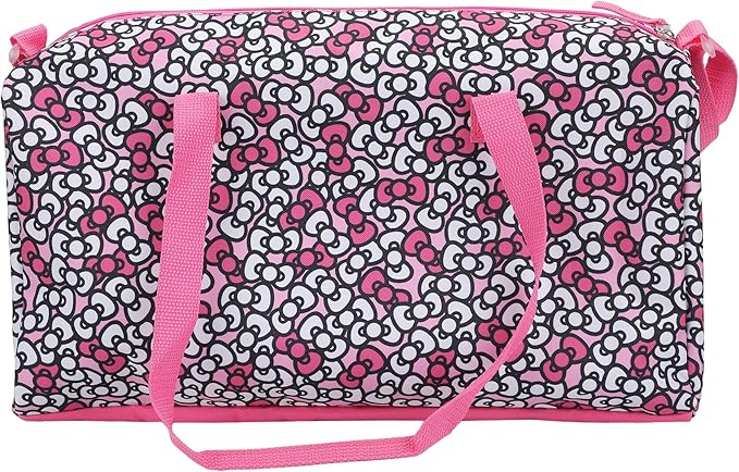 Hello Kitty Bows All-Over Print 5-Piece Duffel Bag Set