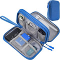 CAOODKDK Electronics Accessories Organizer Pouch, Electronic Organizer Travel Case Cable Organizer for Cable, Charger, SD Card, Business Travel Gadget Bag (Blue)