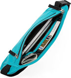Money Belt - Slim Passport Holder RFID Blocking Travel Wallet Undercover Fanny Packs for Men Women - Blue